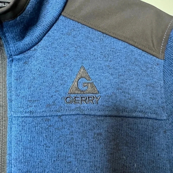 GERRY Mens Full Zip Mix Media Jacket - Picture 3 of 5